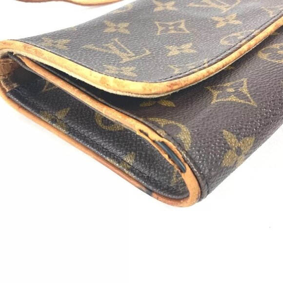 LOUIS VUITTON M51852 Monogram Pochette Twin GM Pochette 2WAY Clutch Shoulder Bag - Picture 9 of 15